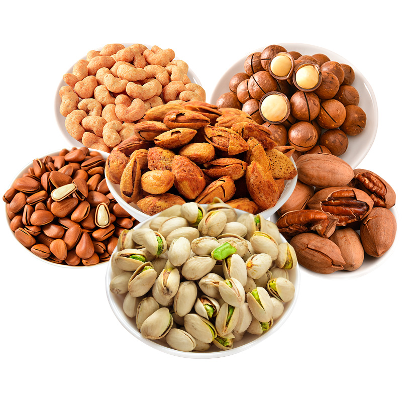 纯组合大礼包礼盒过年摆盘混合坚果