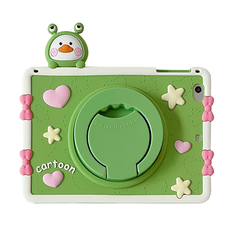 横竖支撑硅胶防摔卡通华为平板壳