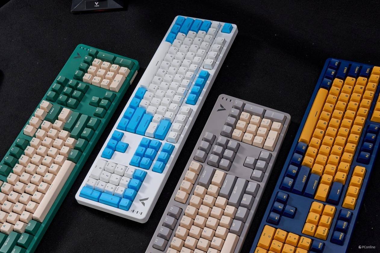 百元机械键盘销冠再出新磁吸上盖两种形态丨雷柏v500pro2024版机械