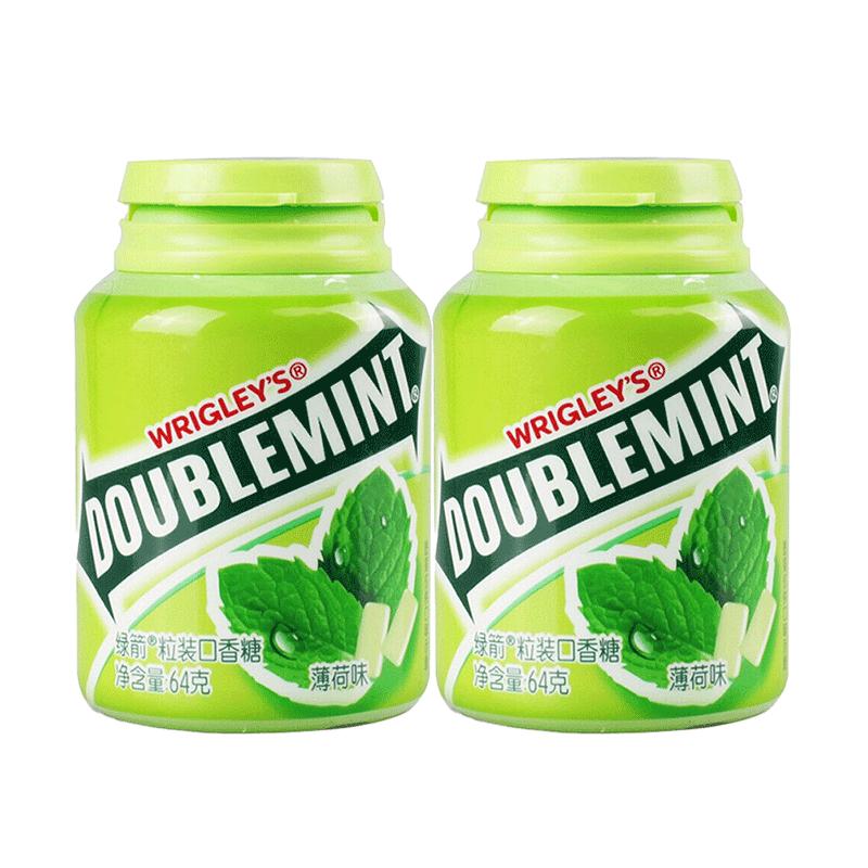 40粒绿箭口香糖64g*2瓶