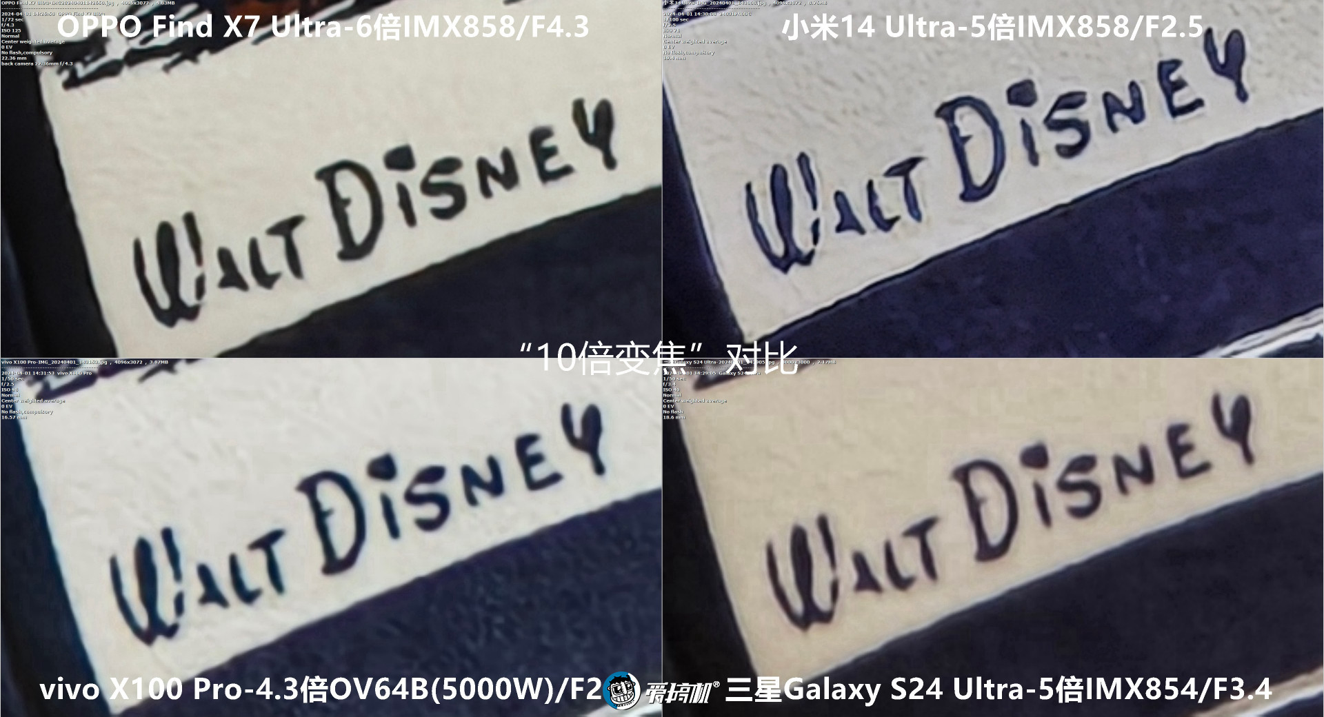 机皇对决,小米14 Ultra、Find X7 Ultra、三星S24 Ultra、vivo X100 Pro拍照对比