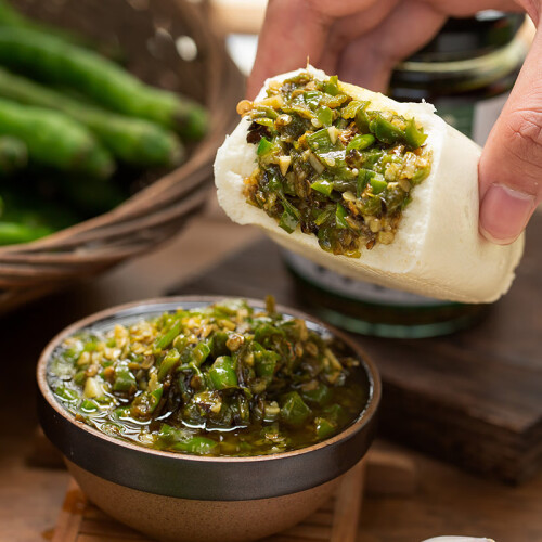 川娃子辣椒酱230g瓶烧椒酱炭烧风味双椒酱蒜蓉剁椒辣椒四川特产烧椒酱