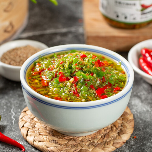 川娃子辣椒酱230g瓶烧椒酱炭烧风味双椒酱蒜蓉剁椒辣椒四川特产烧椒酱