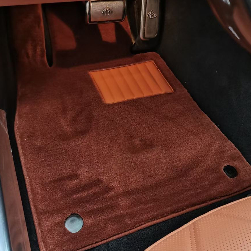 奔驰S级S400S450GLS450GLE350E300L迈巴赫S480汽车羊毛脚垫地毯式