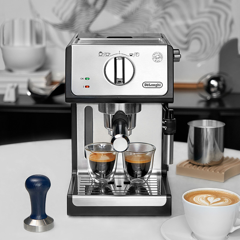 Delonghi/德龙 ECP35.31半自动咖啡机家用办公意式泵压热奶泡拉花