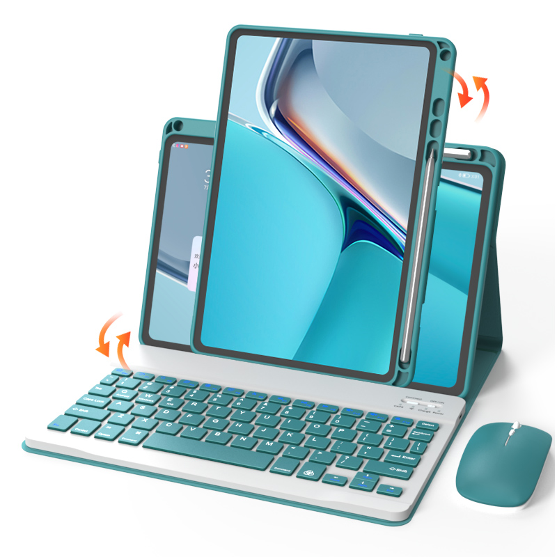 2023款华为matepad11蓝牙键盘保护套带笔槽pro12.6平板air11.5鼠标m6套装10.8磁吸一体10.4适用v7荣耀v8pro壳