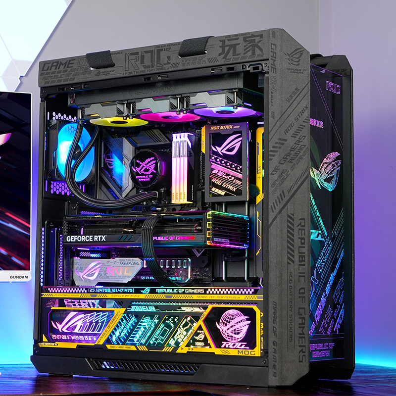 i914900k rog全家桶rtx4070super 4090主机华硕4080s台式组装电脑