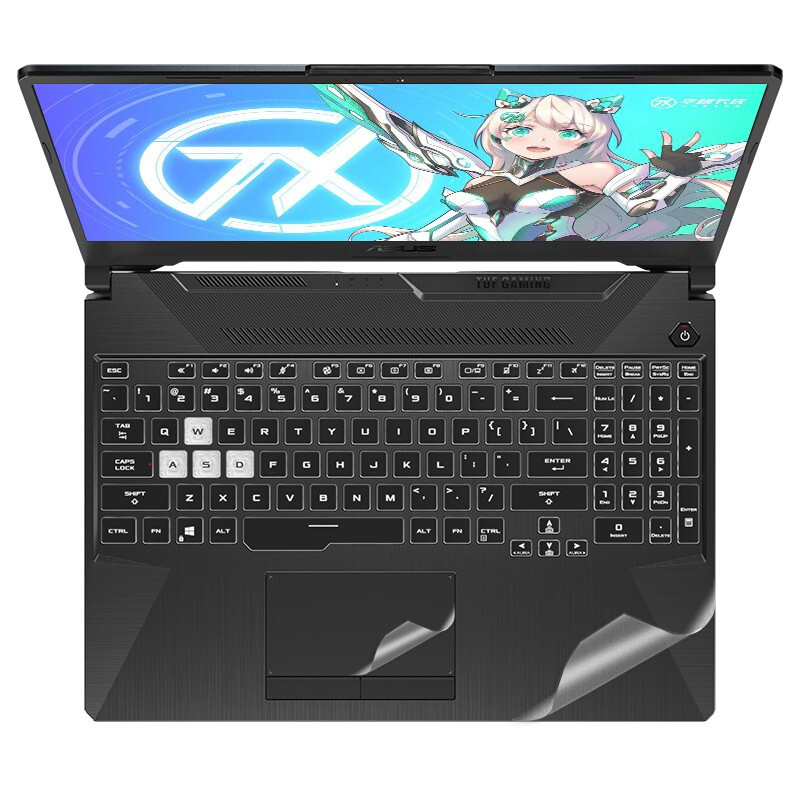 新款华硕天选4机身外壳保护膜天选3电脑贴纸15.6笔记本透明图案防刮套屏幕键盘垫罩内胆包