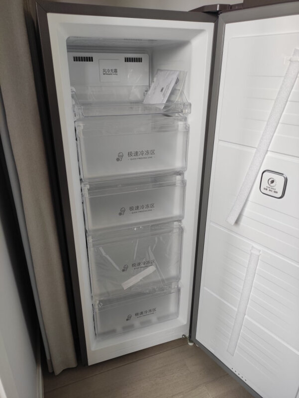 Ronshen/容声 BD-158WRSY 158L立式冷柜冰柜抽屉风冷无霜全冷冻柜