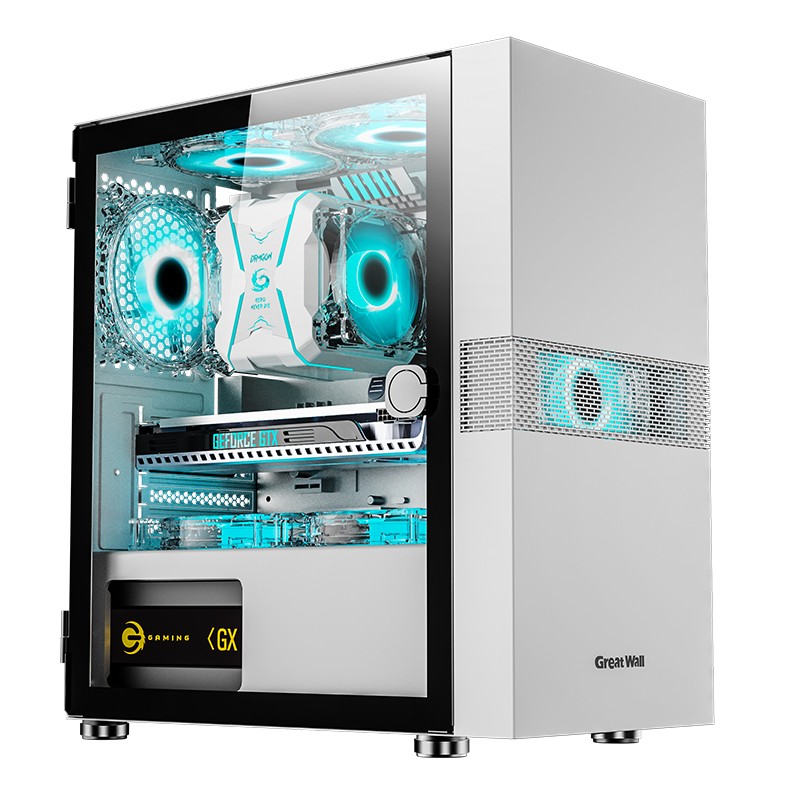 i5 12400f/13400电脑主机办公客服炒股设计游戏直播整机华硕组装