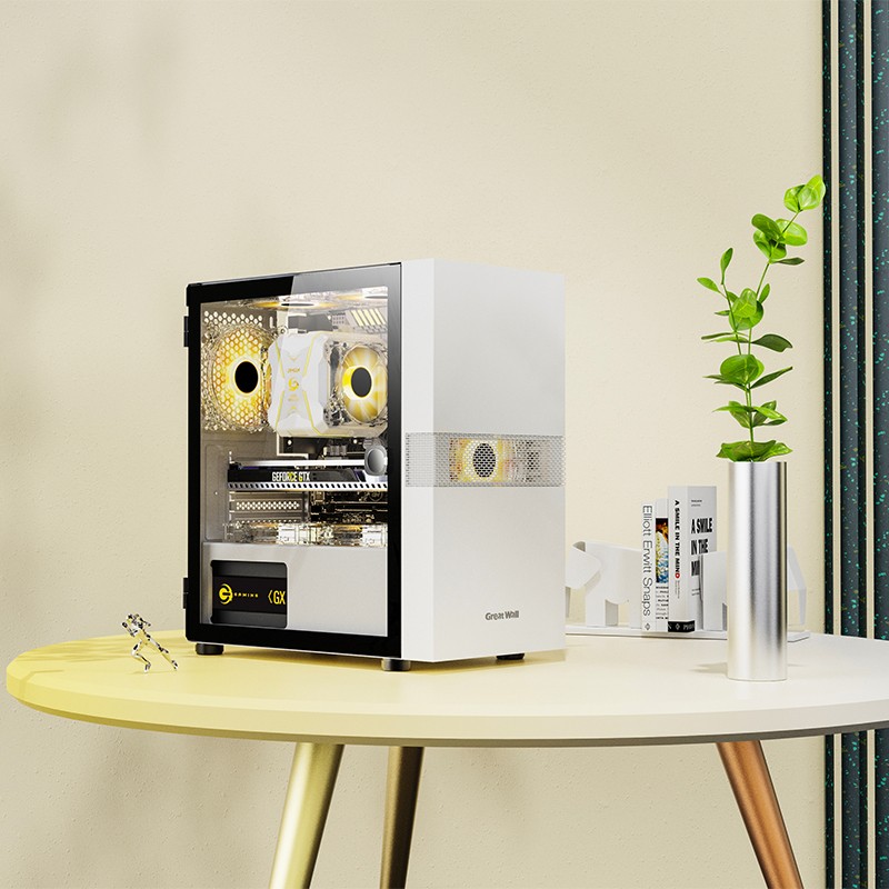 i5 12400f/13400电脑主机办公客服炒股设计游戏直播整机华硕组装