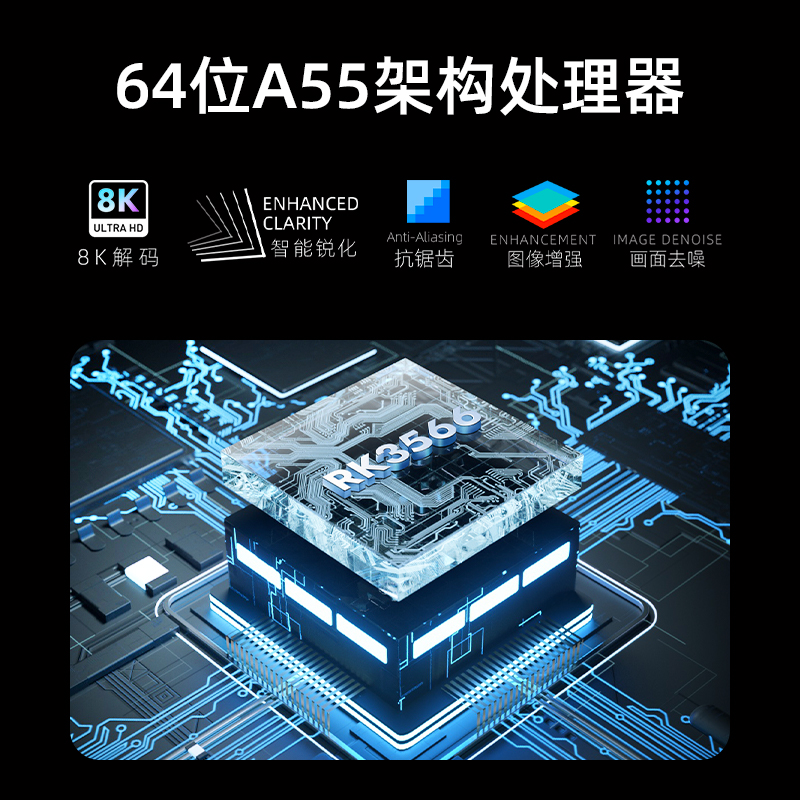 当贝MAX1高配6G+64G安卓11家用WiFi6无线网络4K电视机顶超级盒子