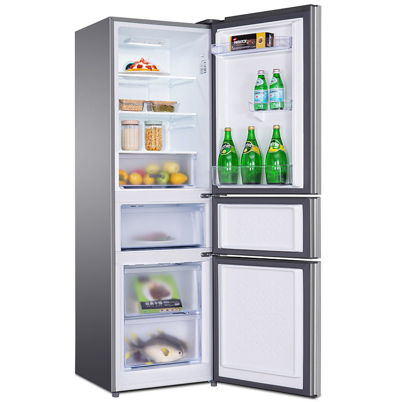 TCL 210升三开门风冷无霜 家用电冰箱节能低音三门冰箱租房宿舍