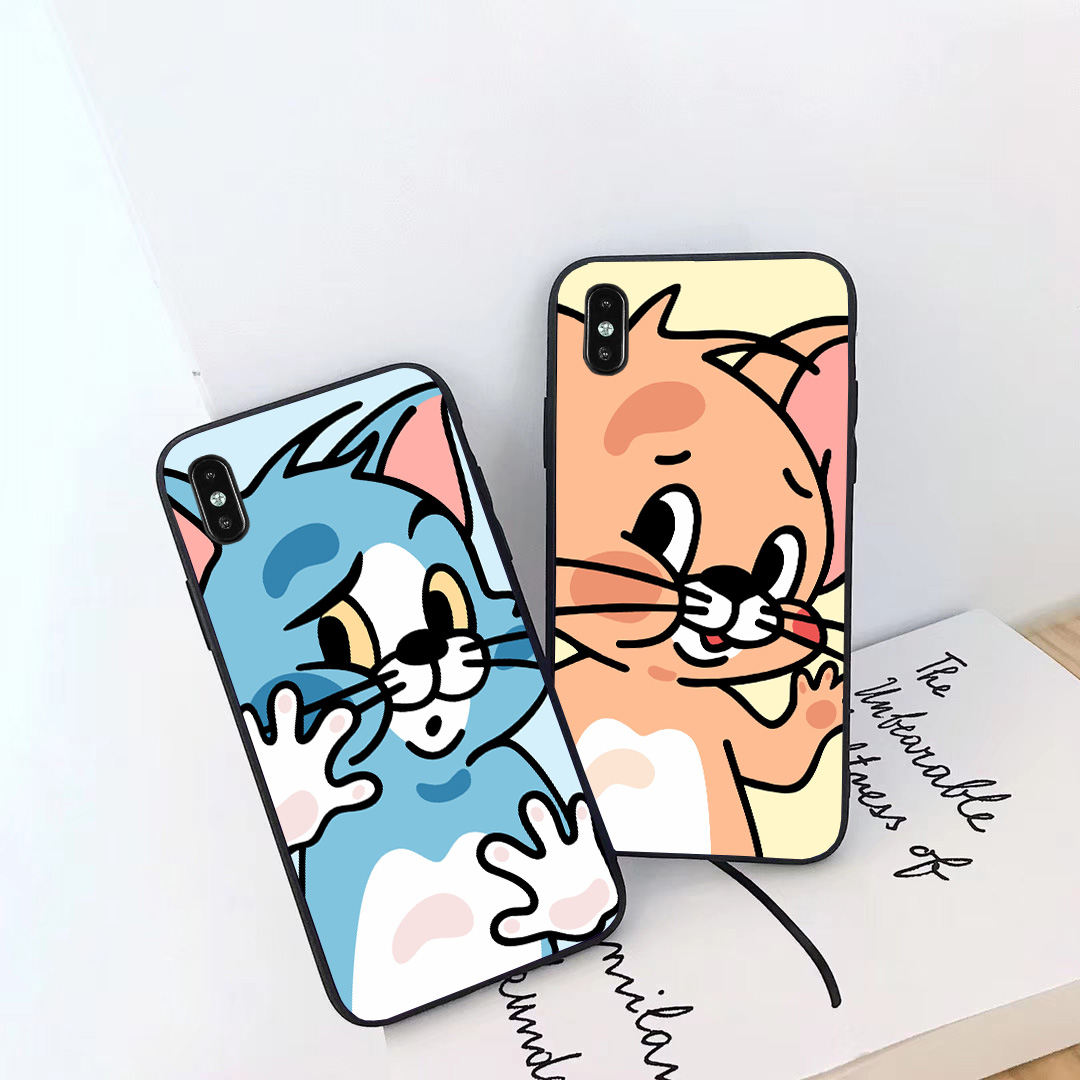 猫和老鼠情侣手机壳适用苹果14汤姆小米vivo杰瑞华为oppo三星魅族