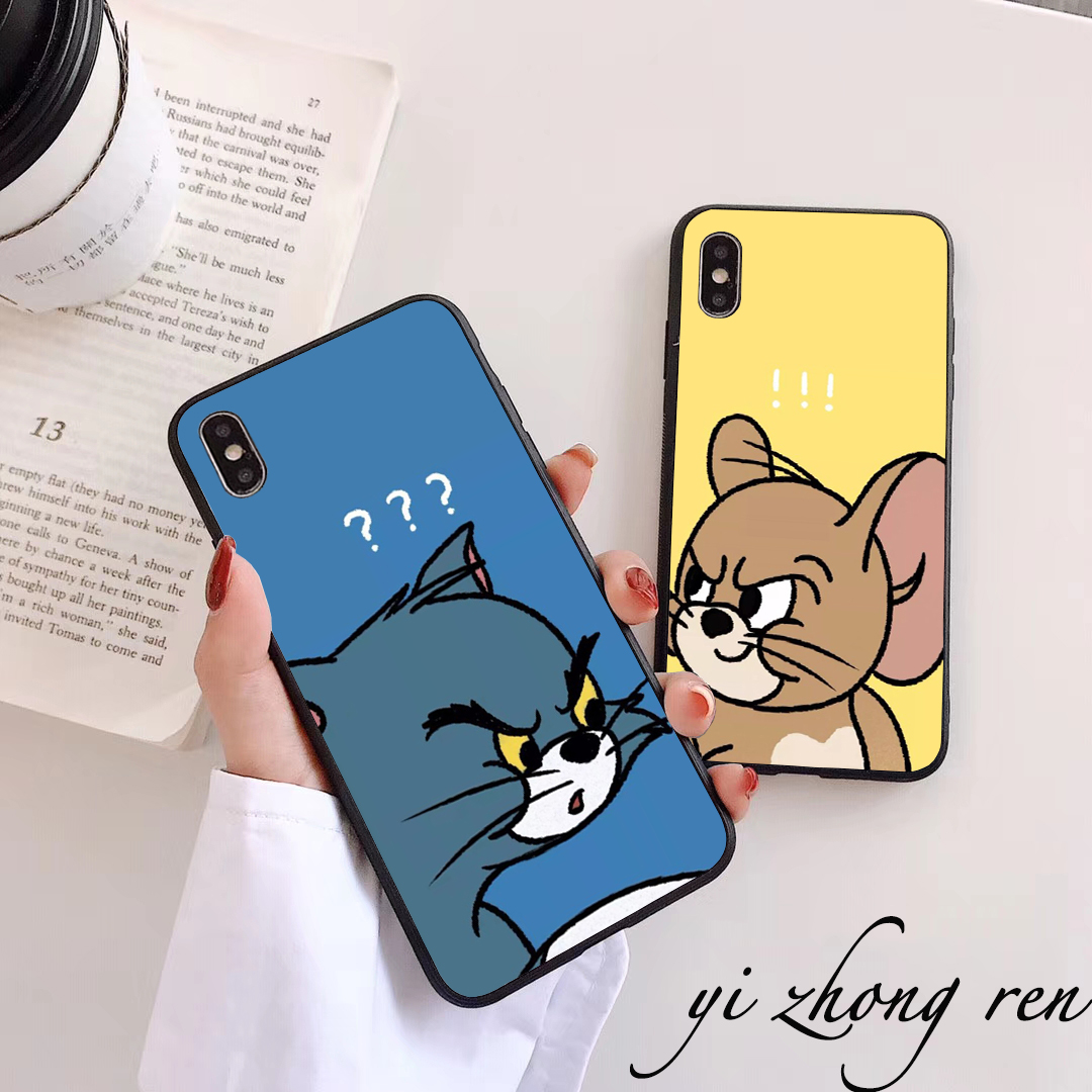 猫和老鼠情侣手机壳适用苹果14汤姆小米vivo杰瑞华为oppo三星魅族