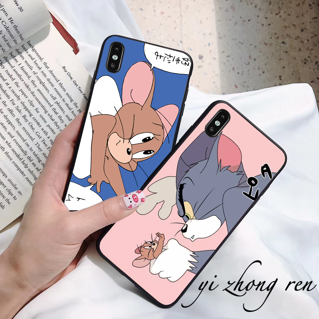 猫和老鼠情侣手机壳适用苹果14汤姆小米vivo杰瑞华为oppo三星魅族