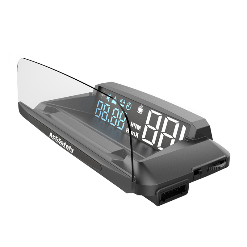 HUD抬头显示器车载GPS北斗芯片车速海拔里程USB供电汽车通用H400G