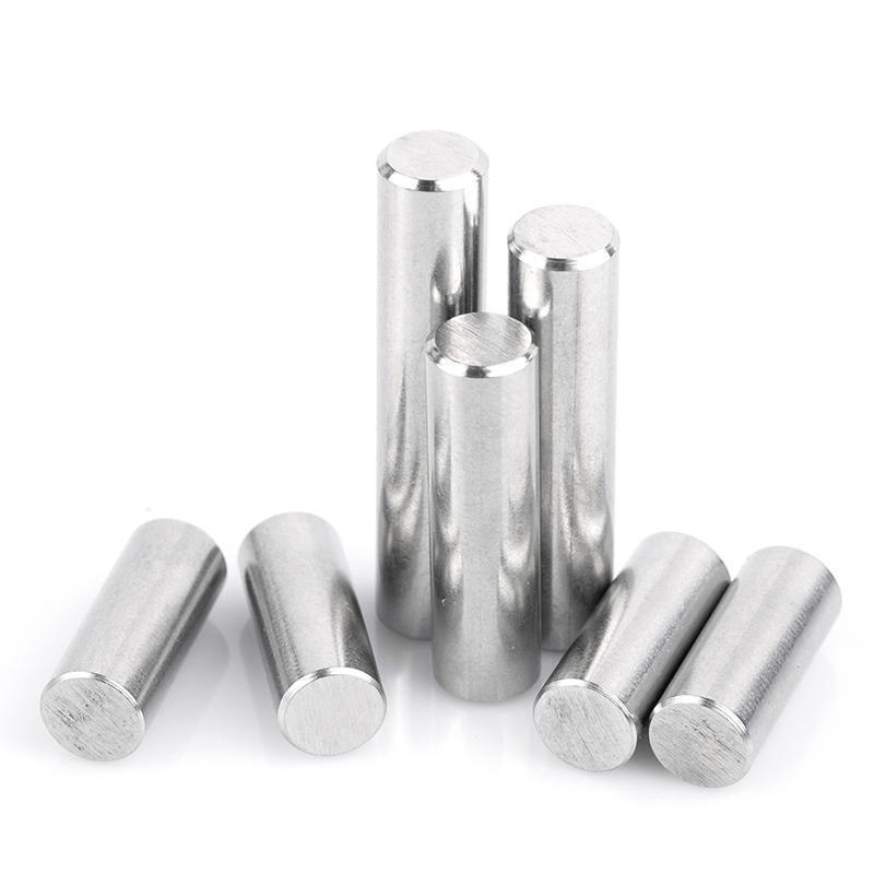 304不锈钢圆柱销销钉定位销实心销子固定销M2M2.5M3M4M5M6M8M10