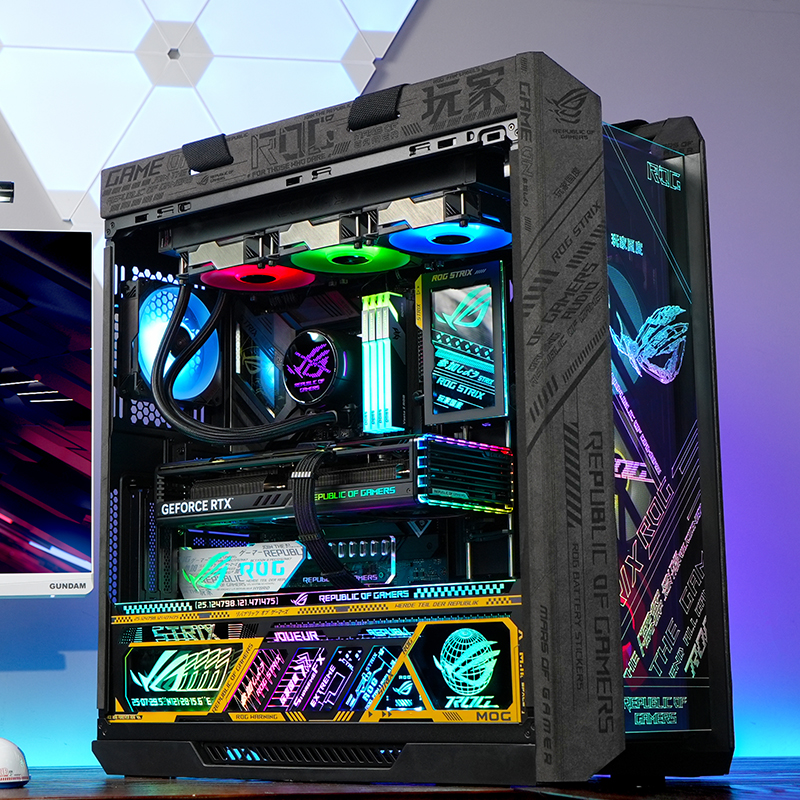 i914900k rog全家桶rtx4070super 4090主机华硕4080s台式组装电脑