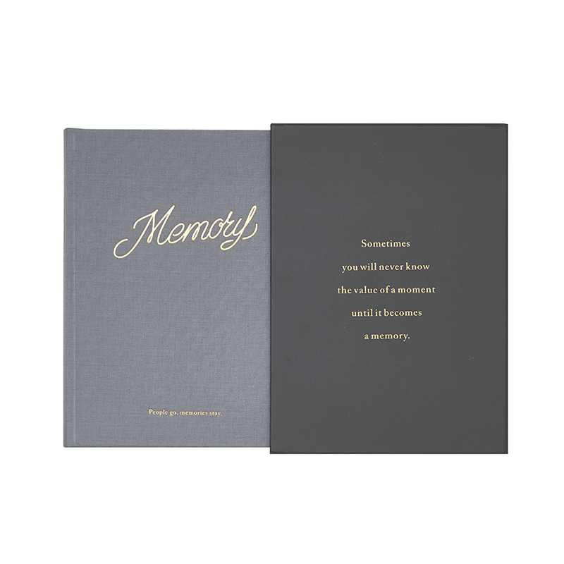 【百词斩】灰色B6三年回忆笔记本每日一句生日圣诞升学礼物布面精装 手账人生日记成长礼物减肥锻炼健身计划初中高中包邮
