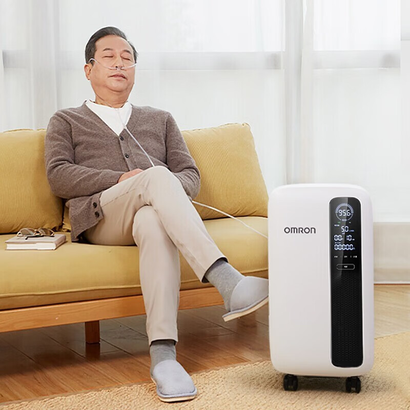 欧姆龙医用制氧机家用5L高氧浓度Y511W老人孕妇吸氧机氧气机Y311W