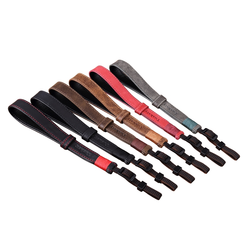 适用索尼微单相机牛皮腕带A7RM3 A6600 6500 A7C A7RM4 Zfc手挂绳