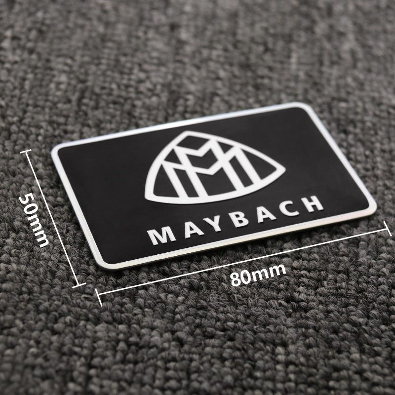 适用于奔驰新S级S450S560S480GLS450改装迈巴赫车身贴标金属侧标