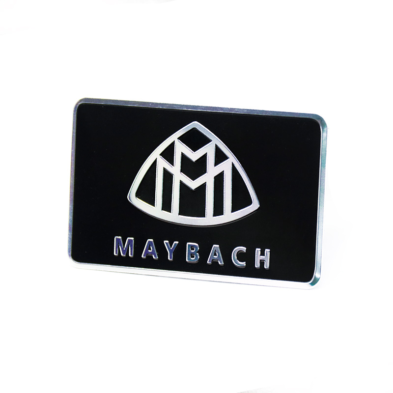 适用于奔驰新S级S450S560S480GLS450改装迈巴赫车身贴标金属侧标