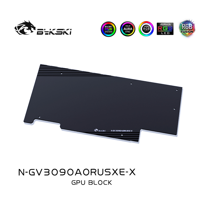 Bykski 技嘉AORUS RTX3080 3090大雕XTREME 分体显卡水冷头散热器
