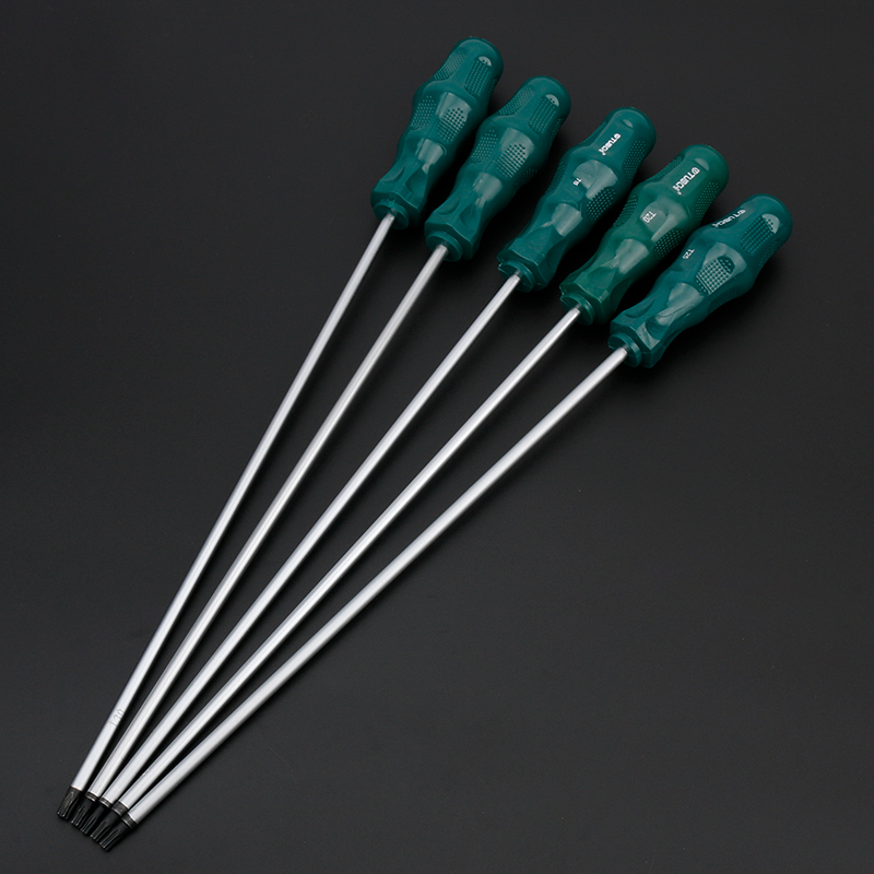 米字螺丝刀带磁性加长梅花螺丝批星型改锥T15T20T25T27T30