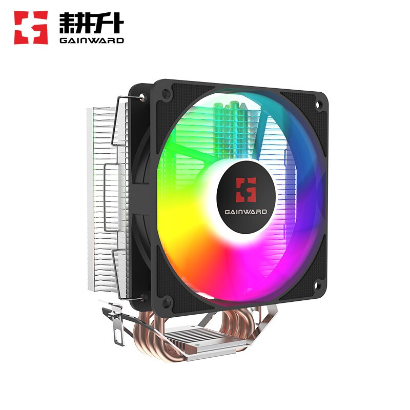 耕升风力1号/风力2号暴风1号风冷台式四热管Intel/AMD塔式散热器