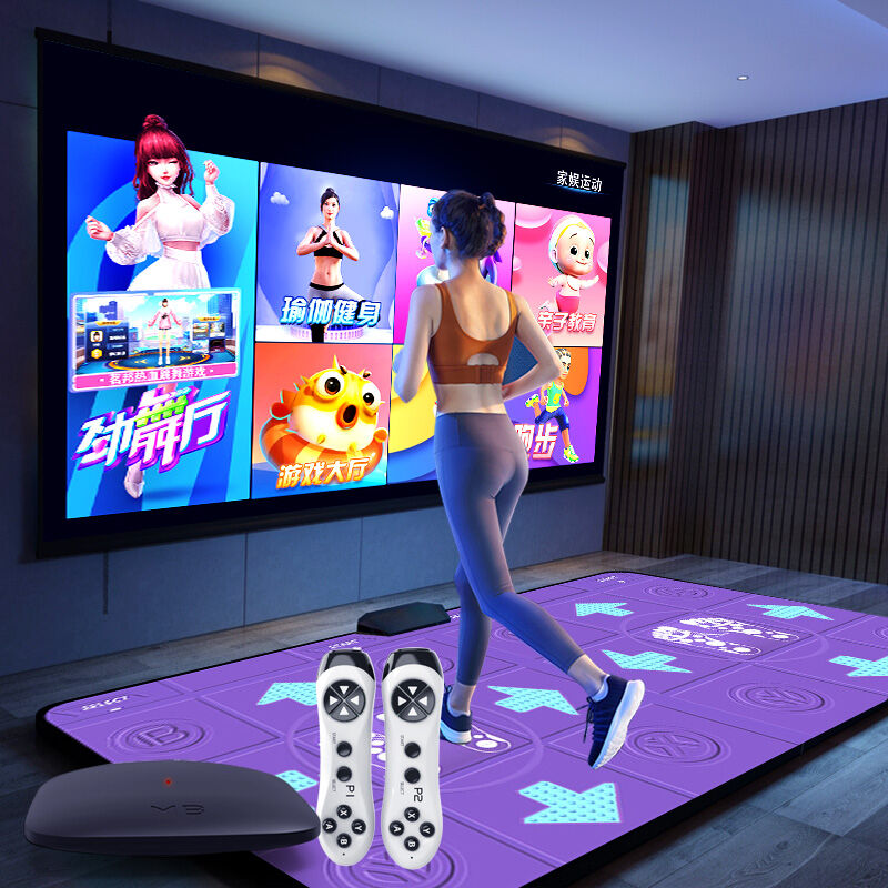 新款无线双人充电超清跳舞毯跑步游戏电视电脑两用接口家用体感机