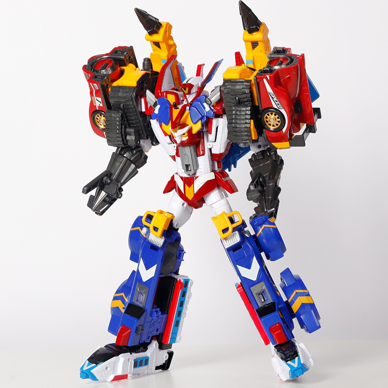 托宝战士银河侦探星战王变形机器人玩具拖宝战神六合体金刚三男孩