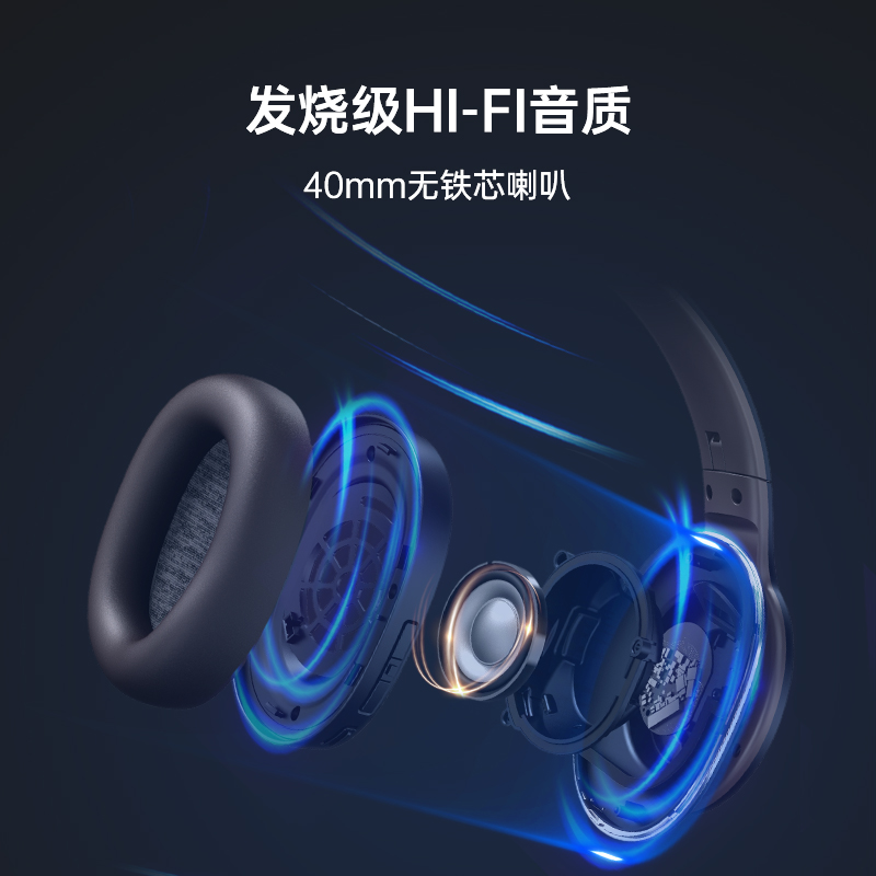 Cleer ENDURO ANC头等舱主动降噪蓝牙耳机60小时续航通勤商旅