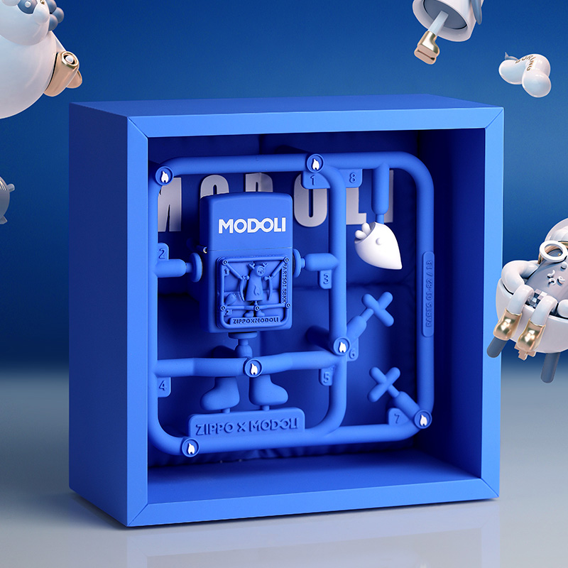 Zippo打火机官方正版原装 Modoli联名产品-深海遗迹礼盒送礼
