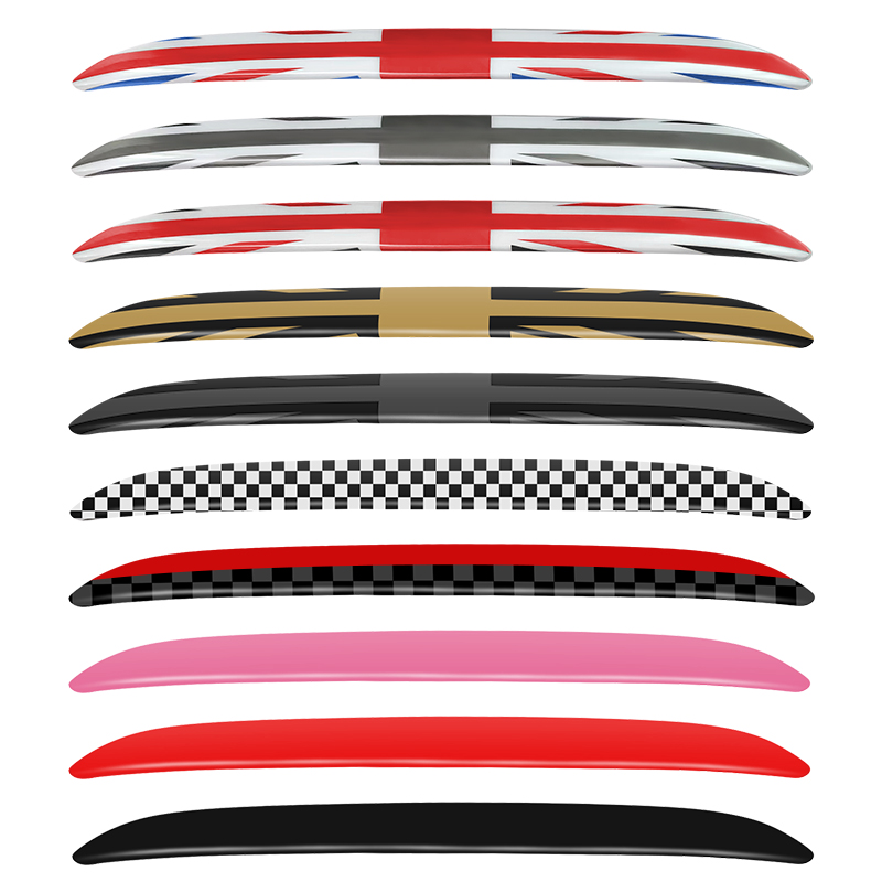 适用宝马mini后备箱饰条改装迷你R50R52R53后尾箱开门保护壳装饰