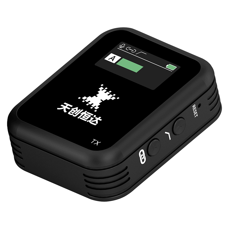 天创恒达TC-M9直播麦克风一拖二话筒 无线小蜜蜂单反直播音频设备