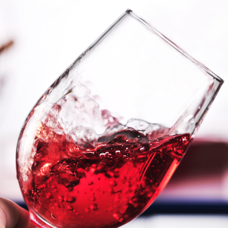 金达莱红酒杯子套装家用高颜值高脚玻璃杯葡萄酒杯醒酒器创意酒具