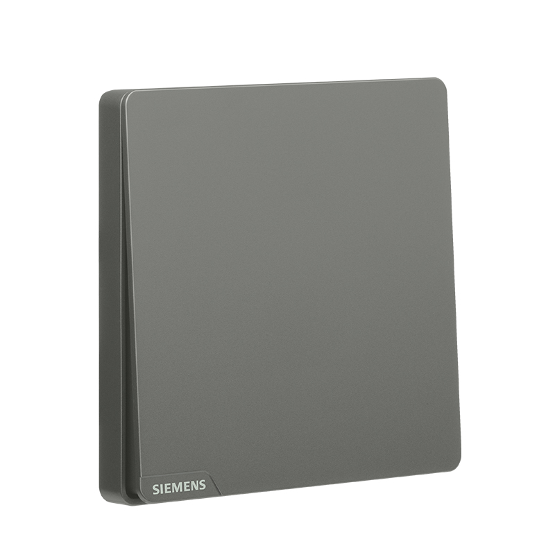 西门子开关插座家用86型皓彩深灰银色五孔带USB单控开关空调电脑