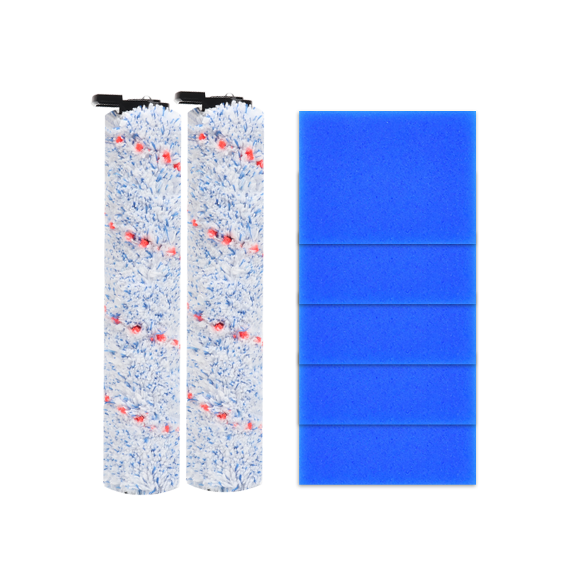 适配添可IFLOOR S洗地机HF10E-01主滚刷清洁液消毒剂滤网芯棉配件