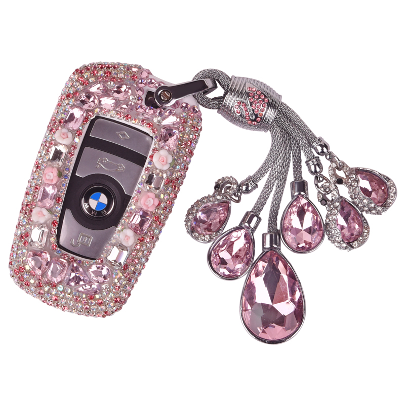宝马钥匙套320li3系1系5系GT钥匙包525li扣X3X4镶钻女汽车钥匙壳