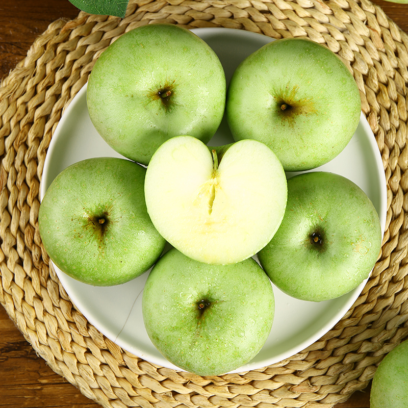 新鲜青苹果10斤水果整箱当季现摘绿苹果包邮应季酸甜孕妇平果时令