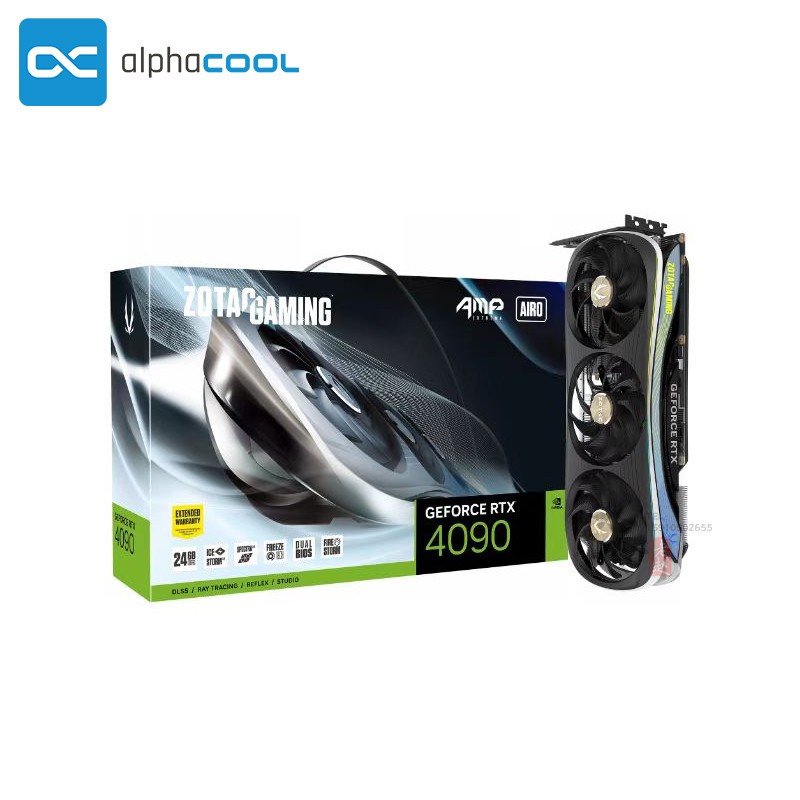 欧酷索泰天启RTX4080/4090AMP Trinity 显卡散热全覆盖分体水冷头