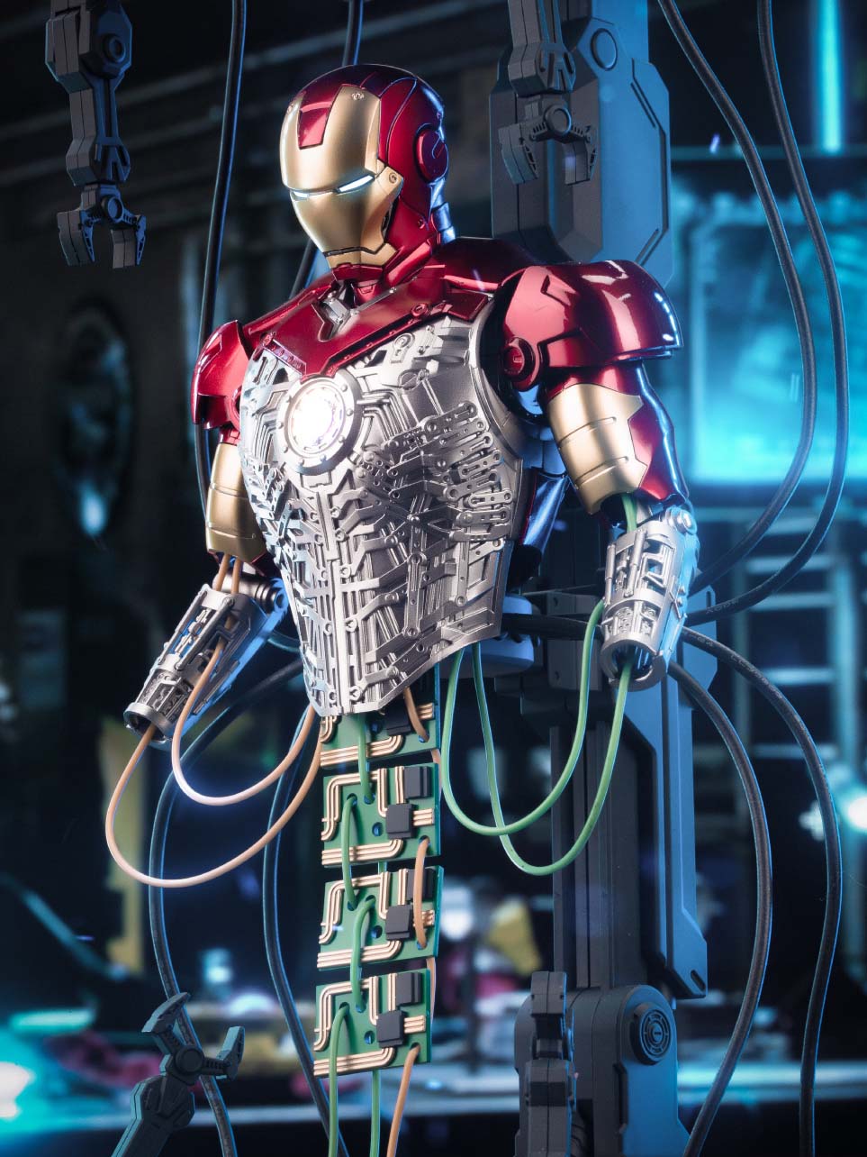 漫威正版授权御模道钢铁侠MK3豪华版 拼装模型玩具手办复仇者联盟