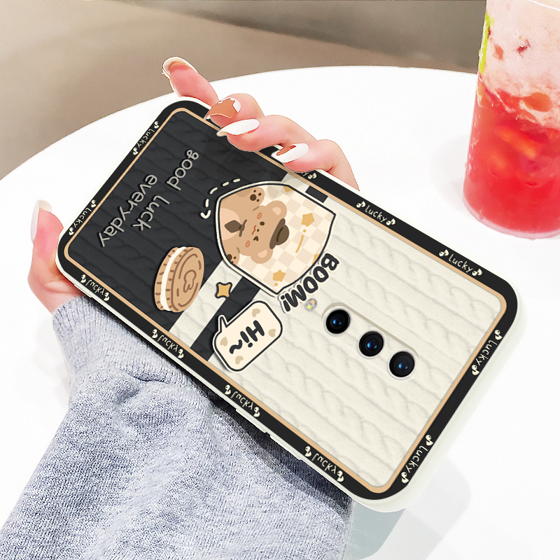 卡通小熊1+8手机壳一加8pro新款1加8t液态硅胶oneplus女壹加八全包镜头1+8Pro可爱一加8T防摔软por保护套PRO