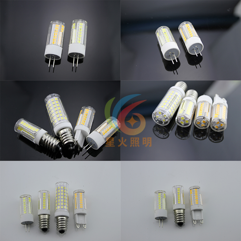 G4插针E14小螺口G9深度调光无频闪LED节能灯酒店餐厅吊灯照明220V