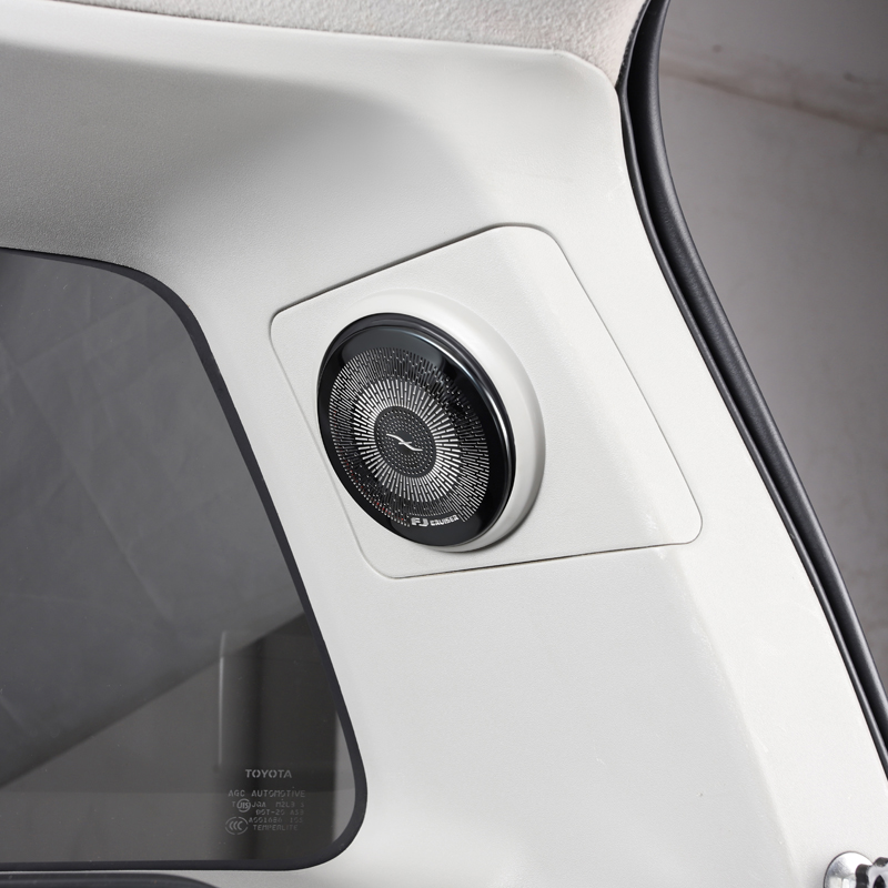 适用于丰田FJ酷路泽改装后备箱C柱喇叭罩音响贴Fj Cruiser装饰贴