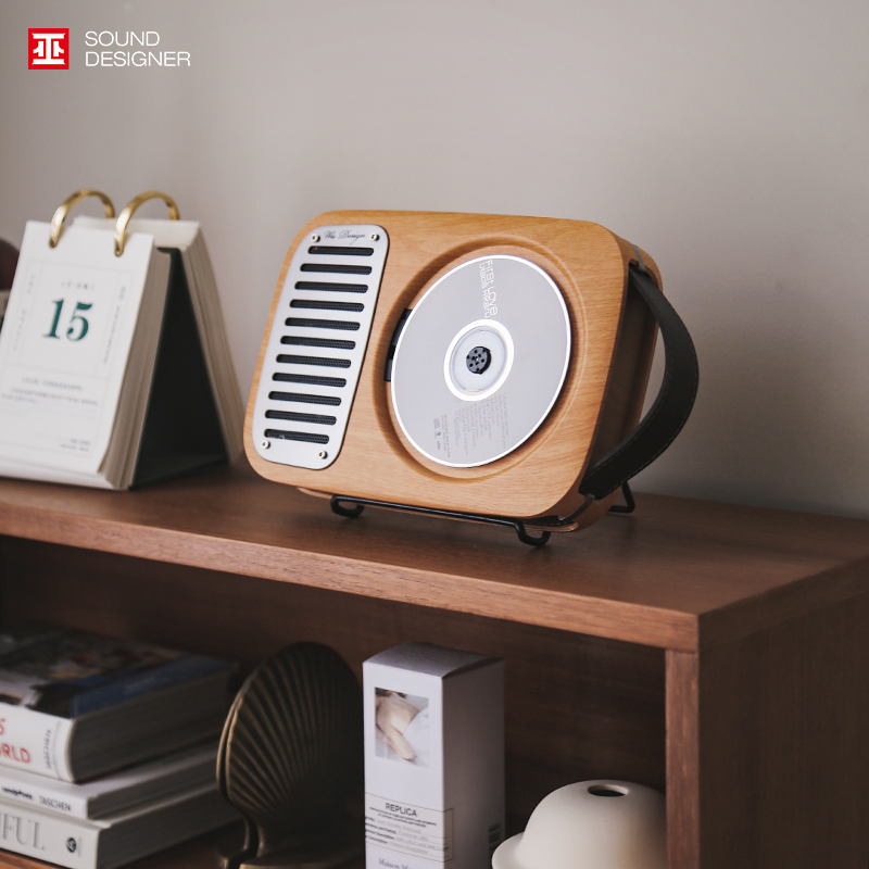 巫单曲人生 CD机 充电蓝牙音响专辑播放器外放便携一体CD播放机