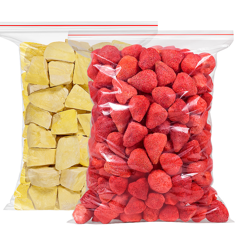 冻干草莓榴莲干草莓粉500g散装水果脆大包装酸甜酥脆营养新品促销