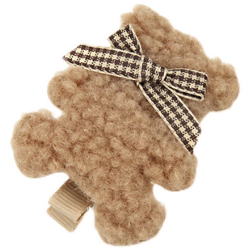 地推活动小礼品网红同款卡通小熊发夹线下开业开学赠送女生小礼物